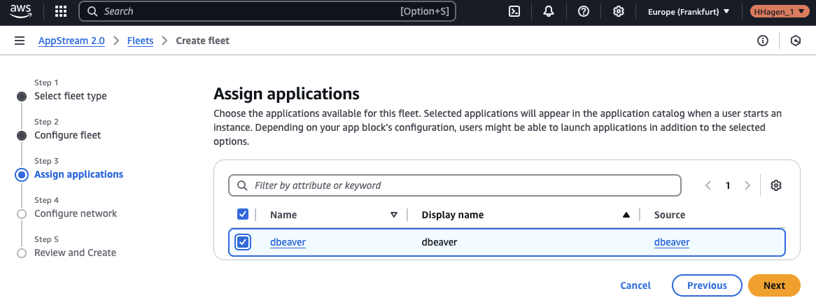 AppStream Fleet Application