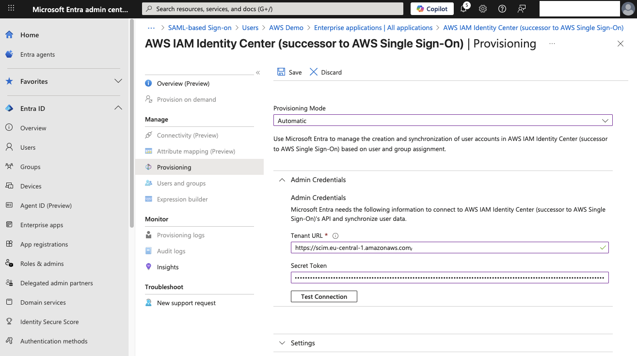 Entra ID Configure SCIM