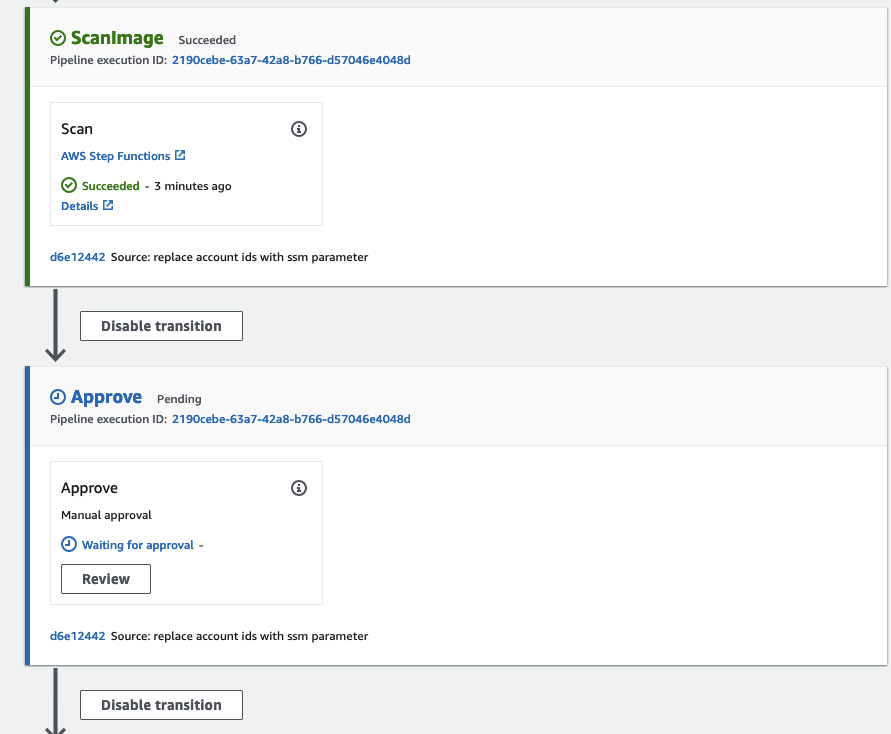 CodePipeline Approve