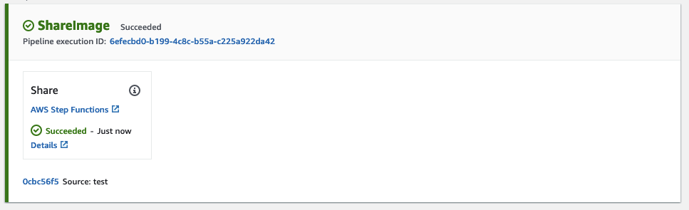 CodePipeline Share AMI