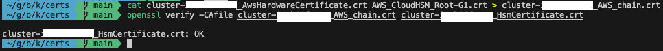 AWS Root Certificate Identification Process
