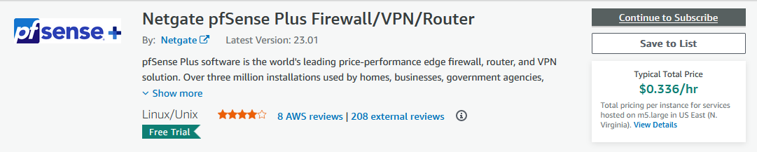 pfSense Subscription